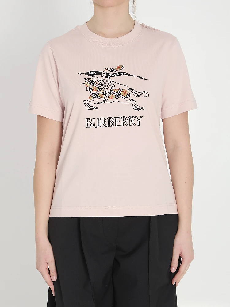 Check cotton t-shirt