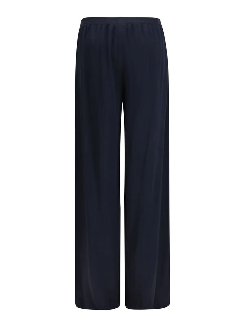 Blue Viscose Pants