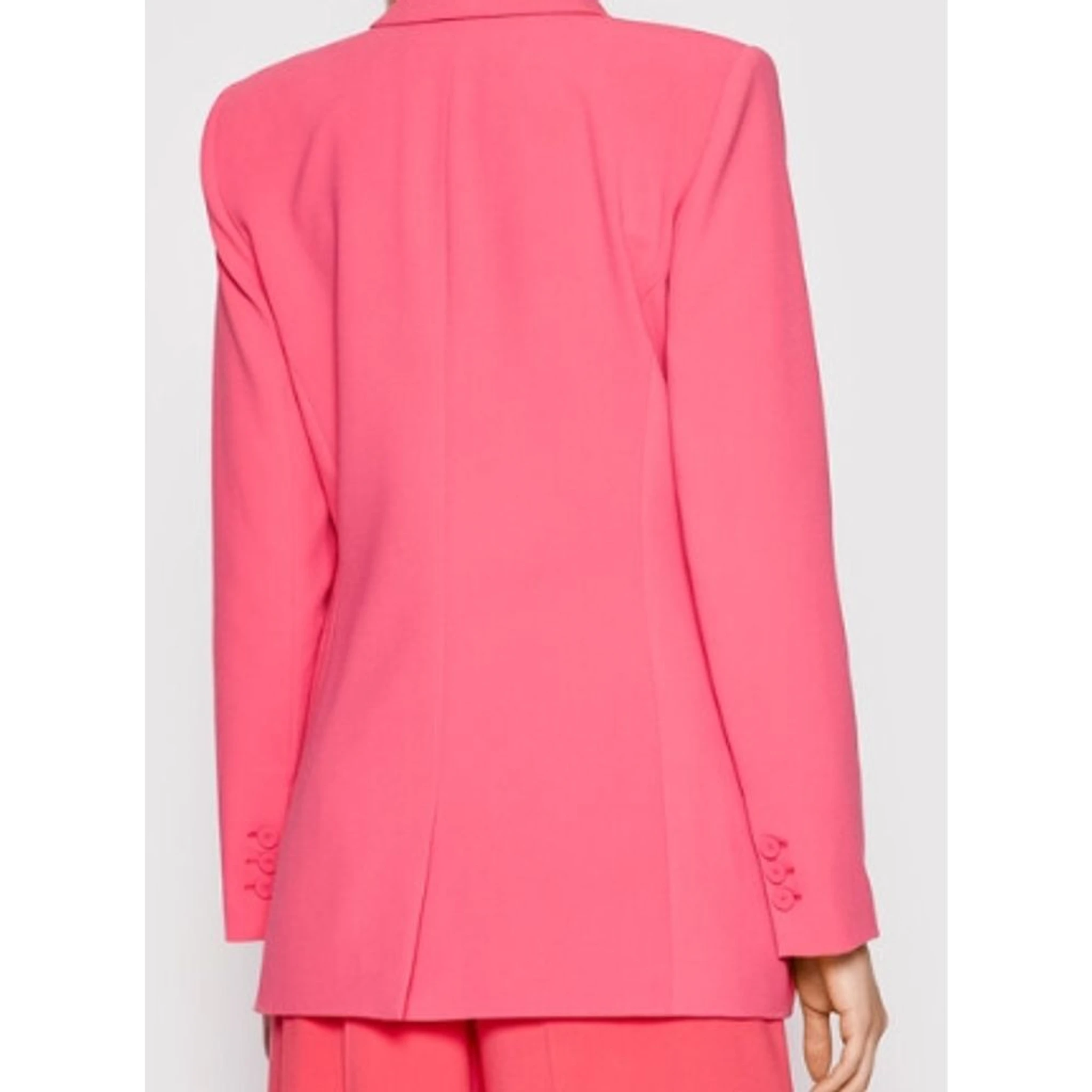 Red Polyester Blazer