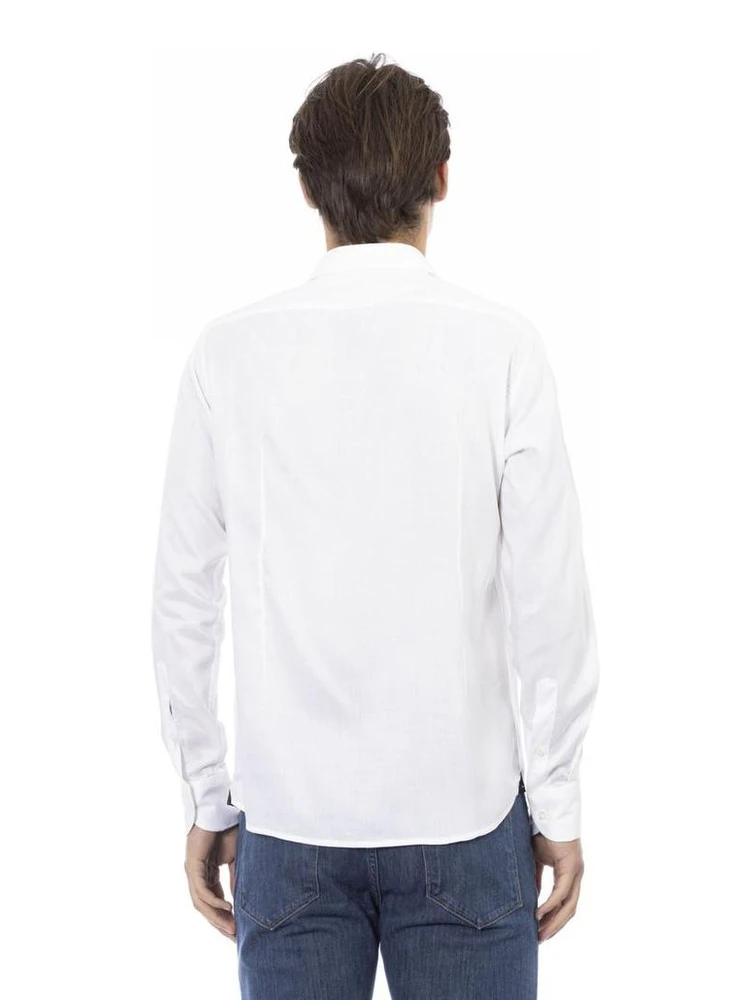 White Cotton Long Sleeve T-Shirt alternative