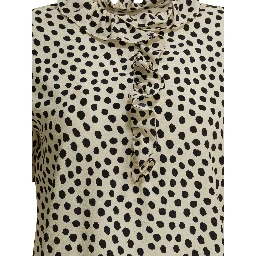 Silk short sleeves shirt