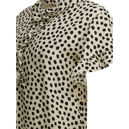 Silk short sleeves shirt