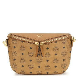 Beige Calf Leather Bos Taurus Shoulder Bag
