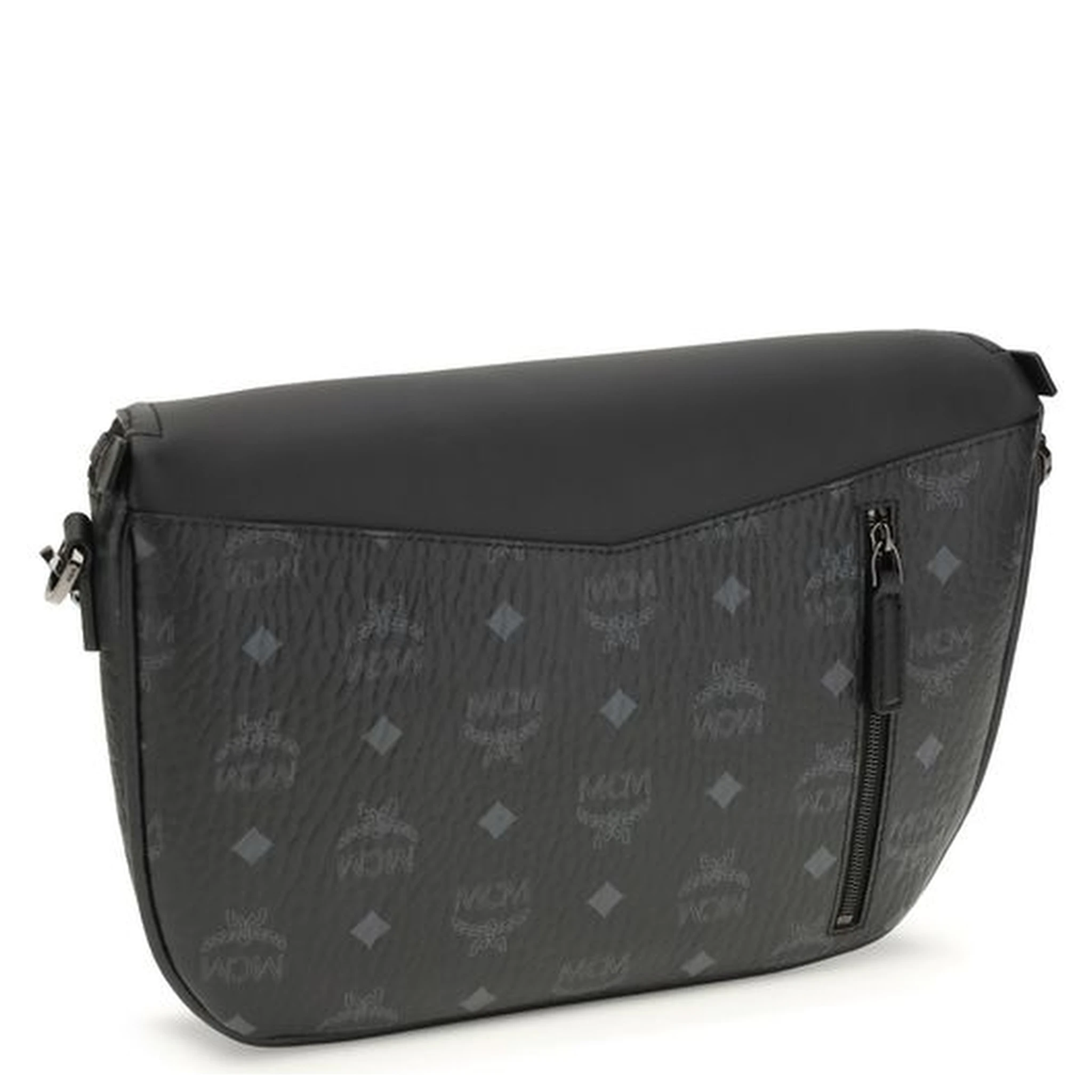Black Calf Leather Bos Taurus Shoulder Bag