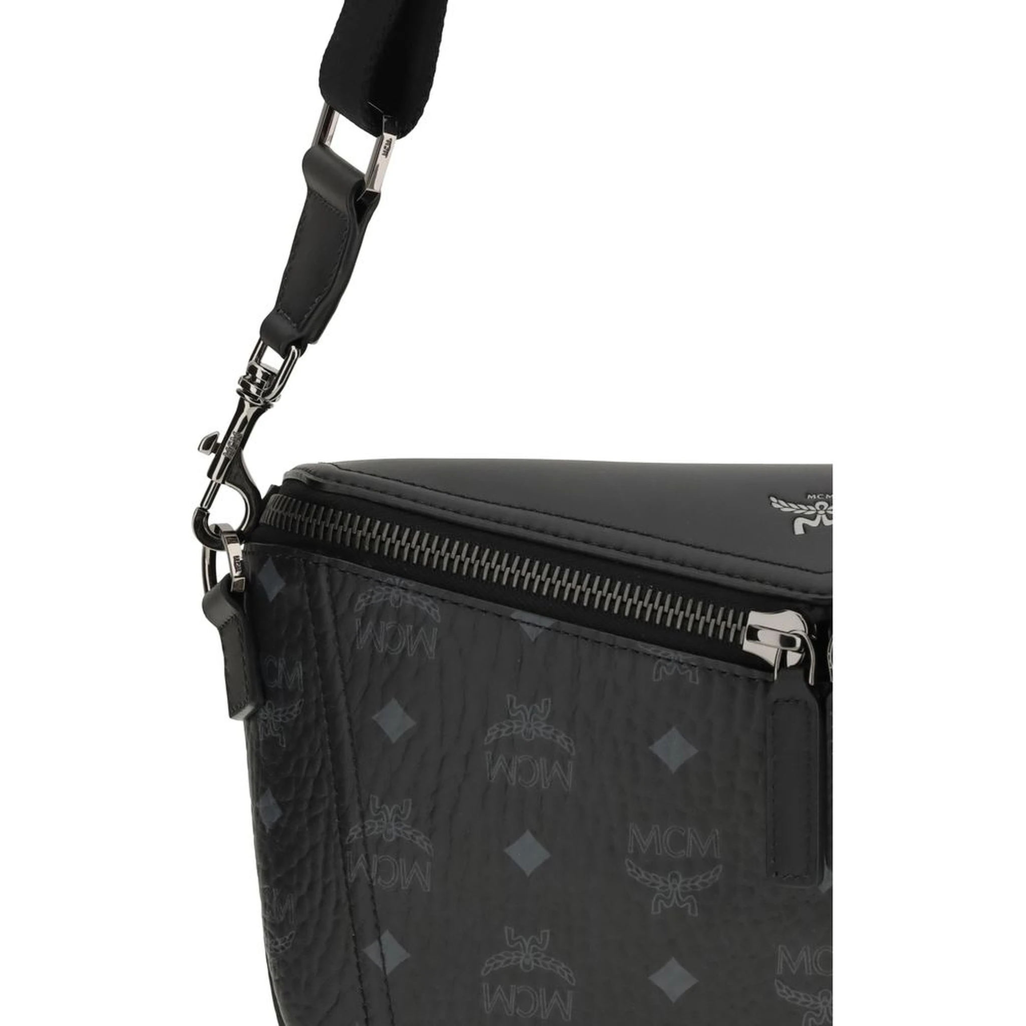 Black Calf Leather Bos Taurus Shoulder Bag