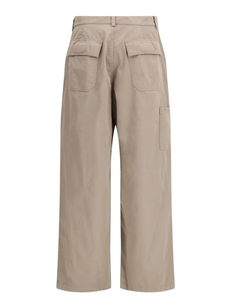 Beige Cotton Casual Pants alternative