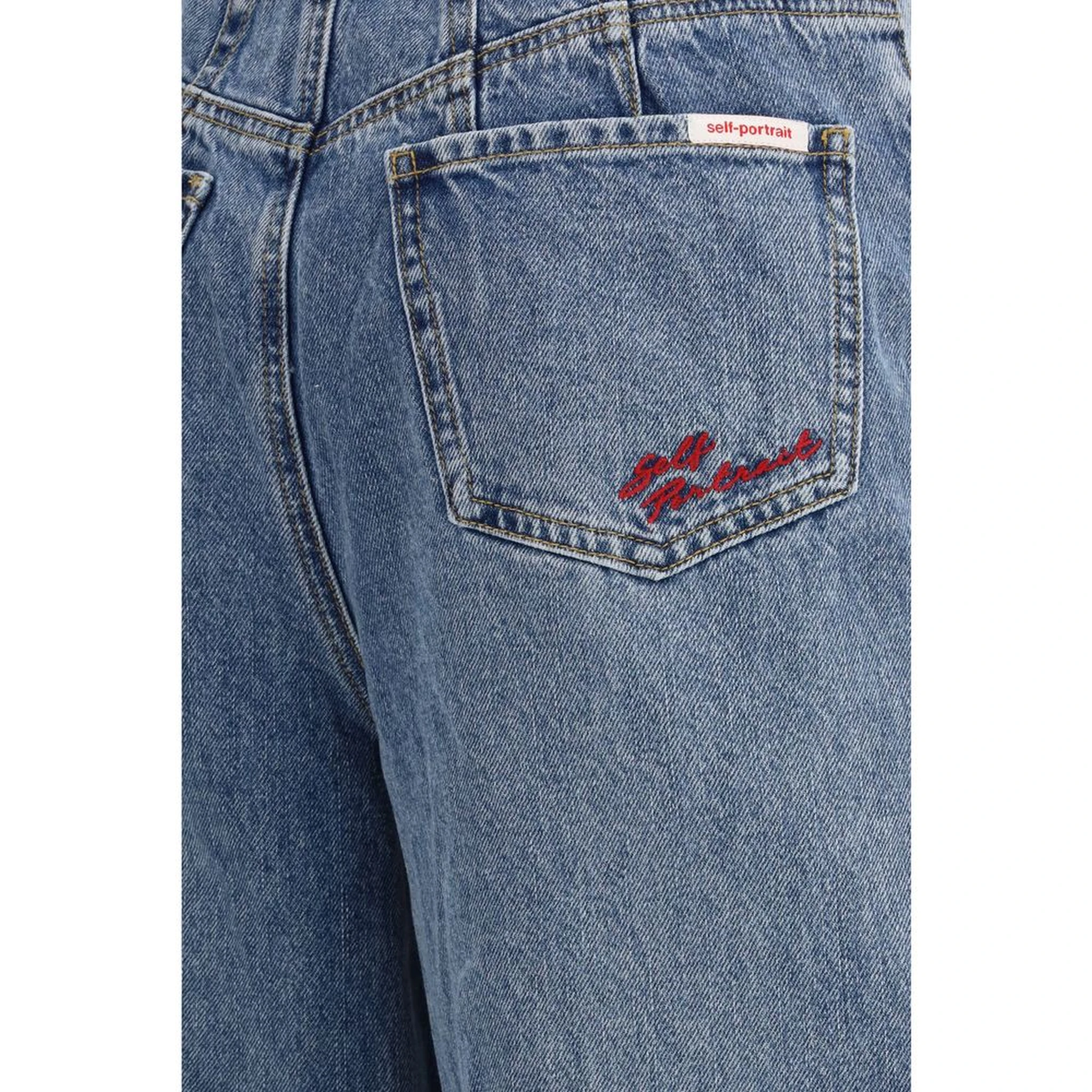 Blue Cotton Relaxed Fit Jeans