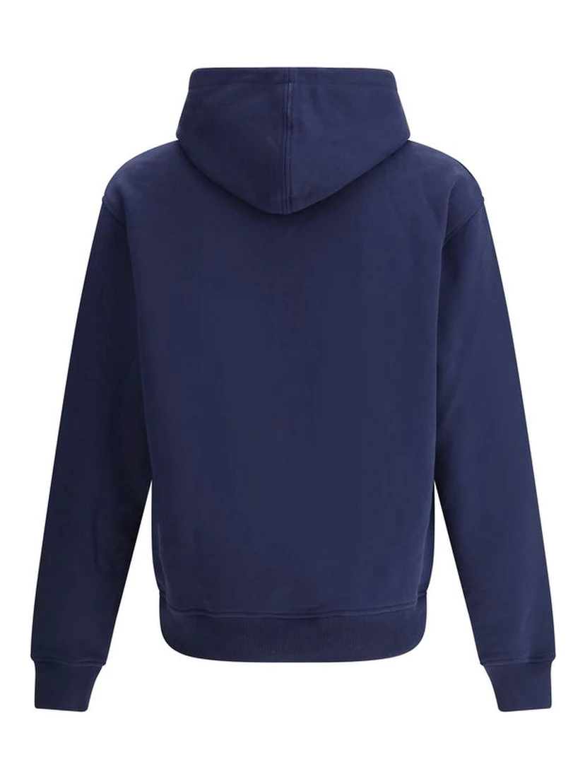 Blue Cotton Sweatshirt