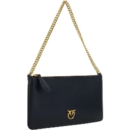 Black Calf Leather Bos Taurus Shoulder Bag