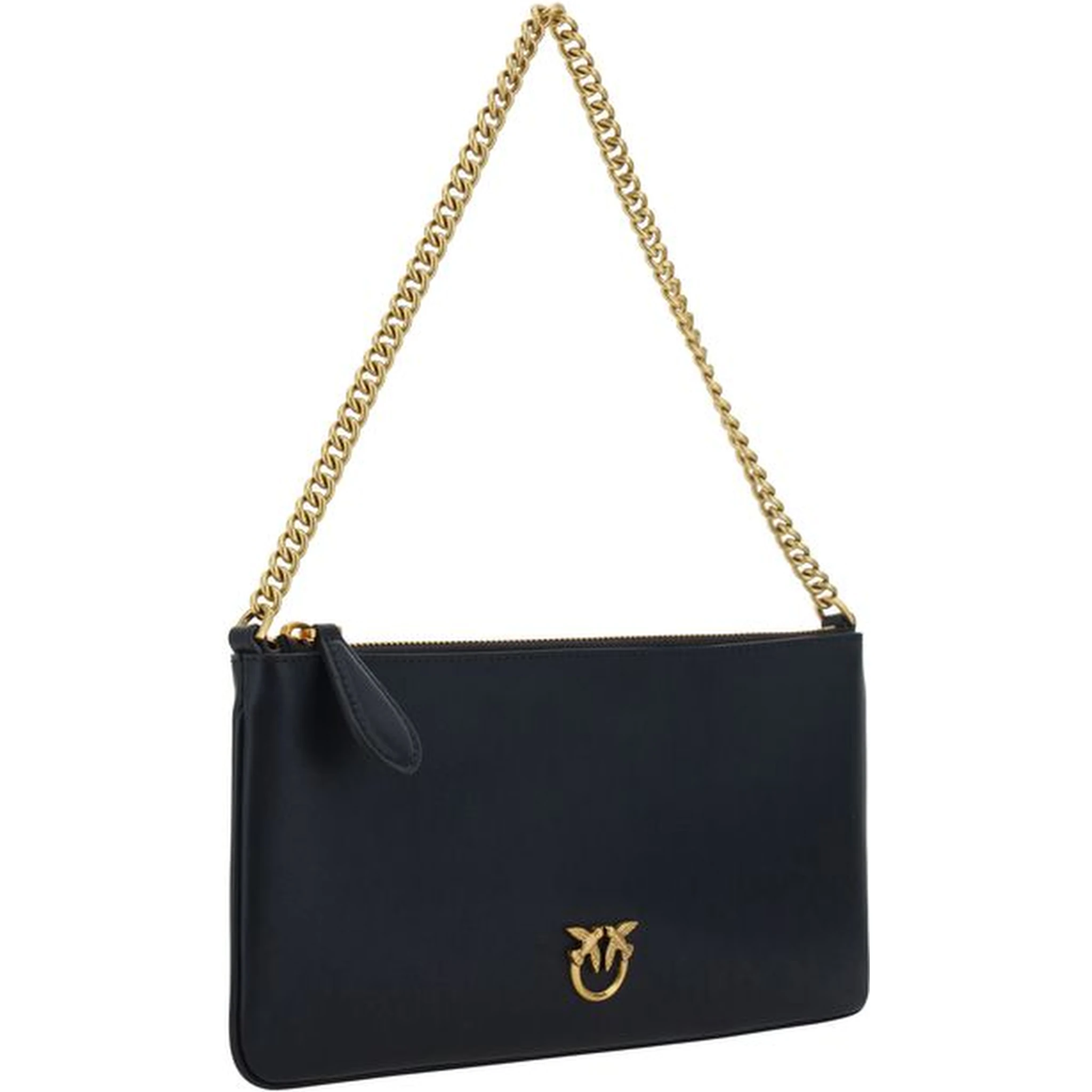 Black Calf Leather Bos Taurus Shoulder Bag
