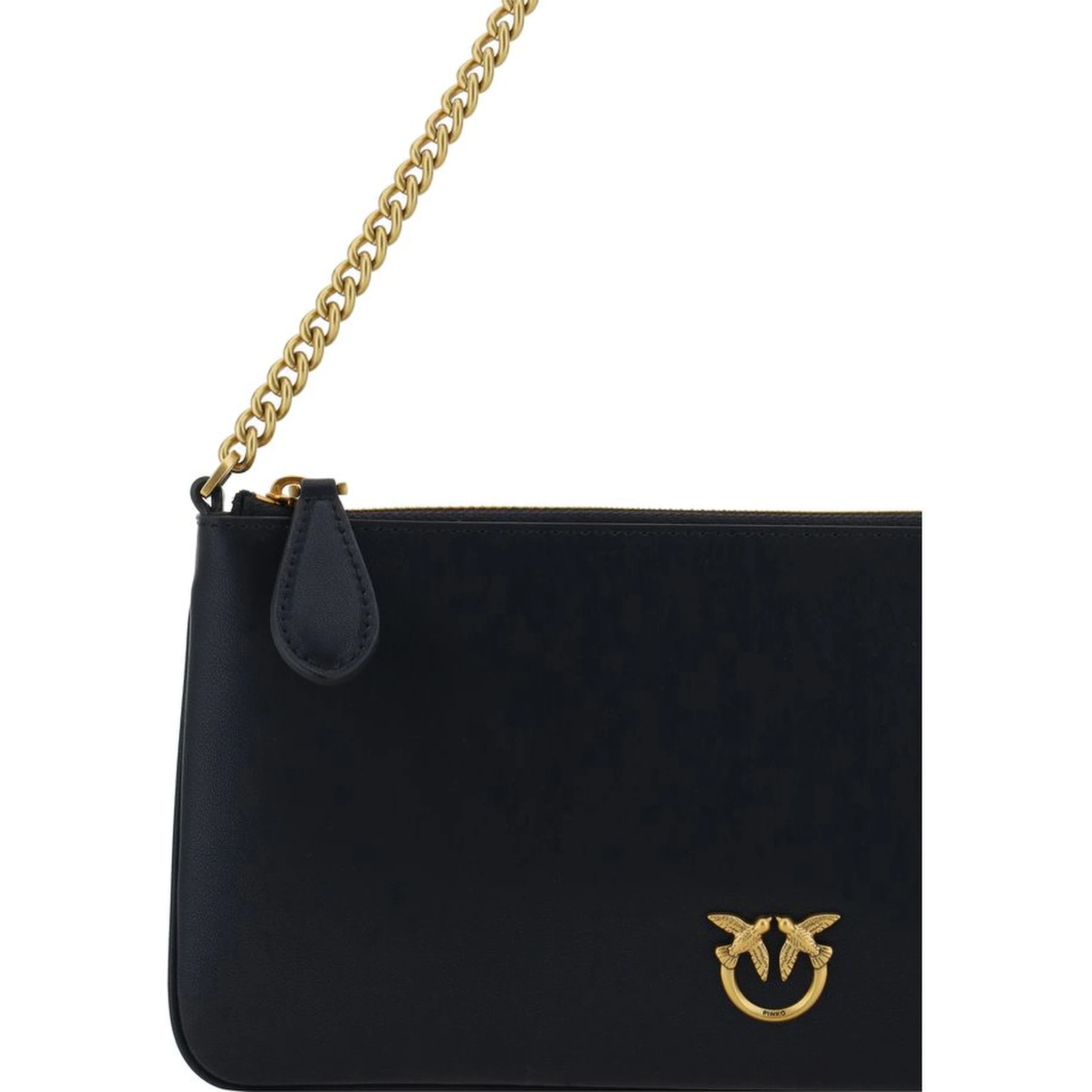 Black Calf Leather Bos Taurus Shoulder Bag