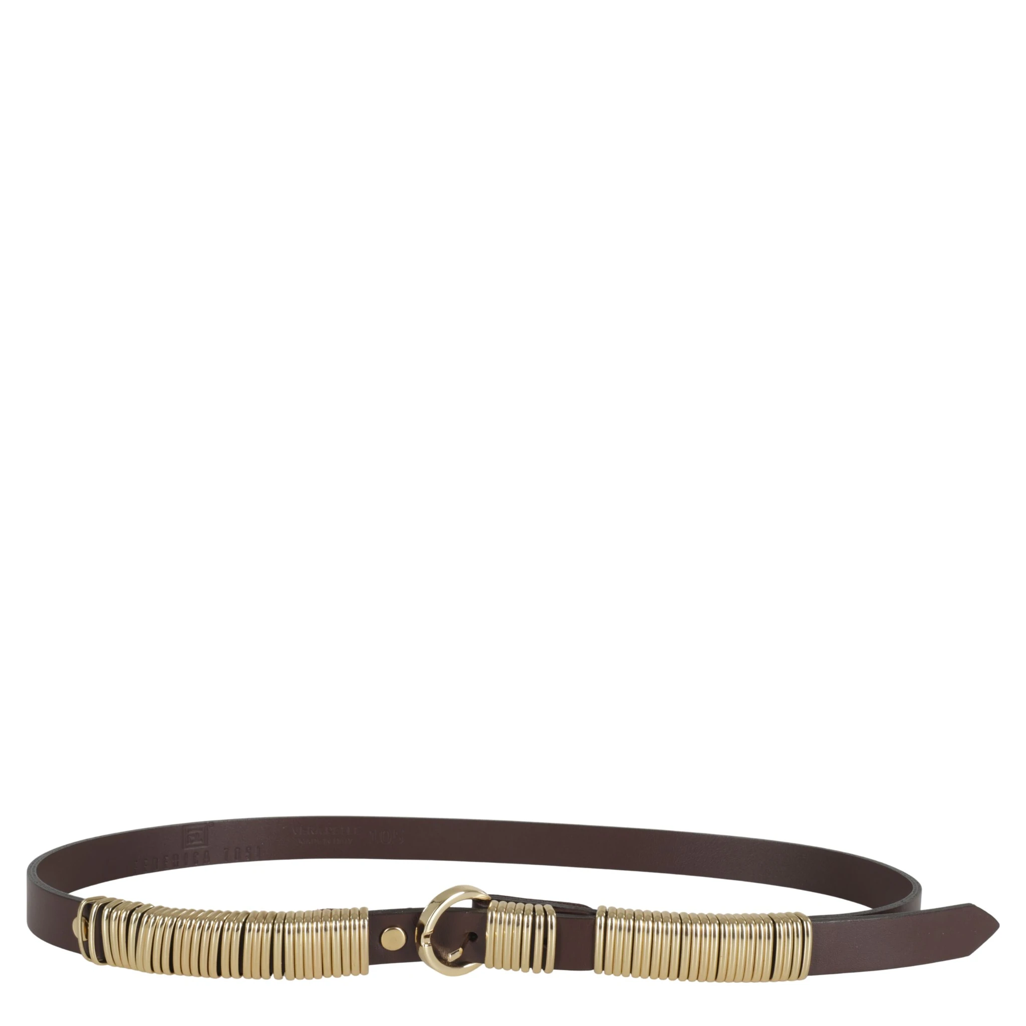 Link-embellished belt