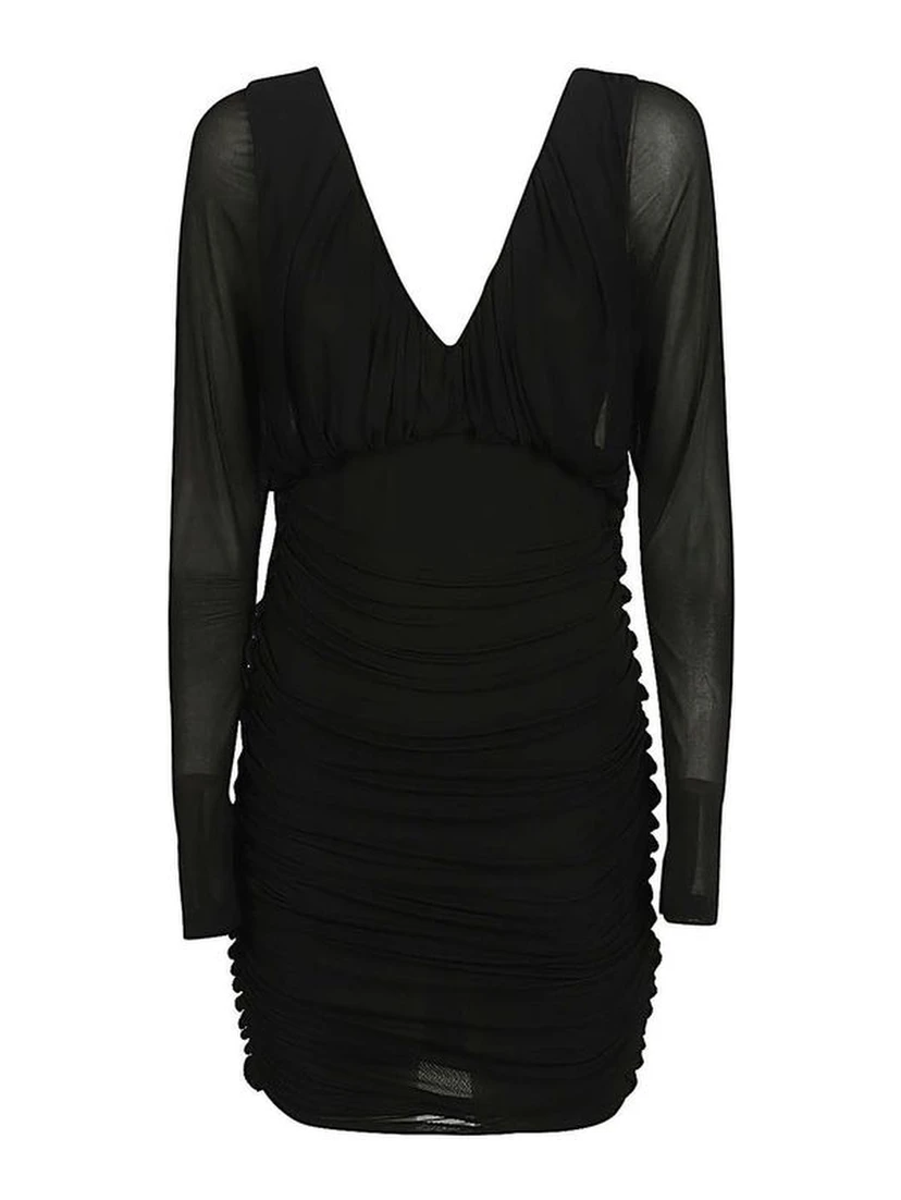 Black Viscose Cocktail Dress