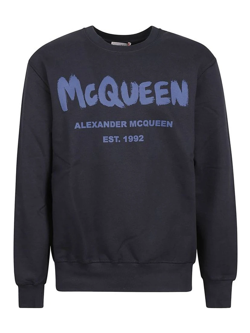 Blue Cotton Sweatshirt