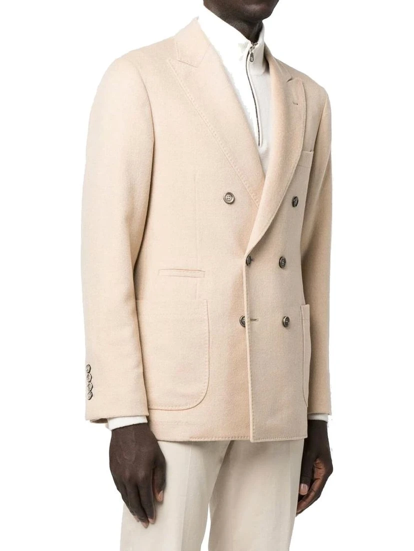 Beige Wool Coat