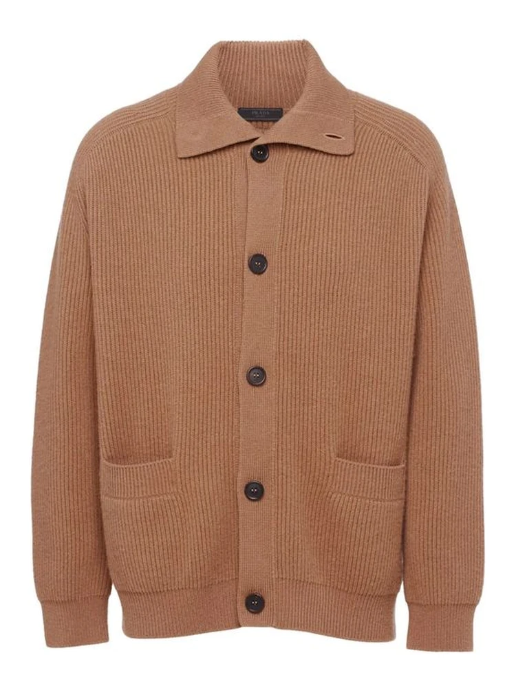 Brown Cashmere Cardigan