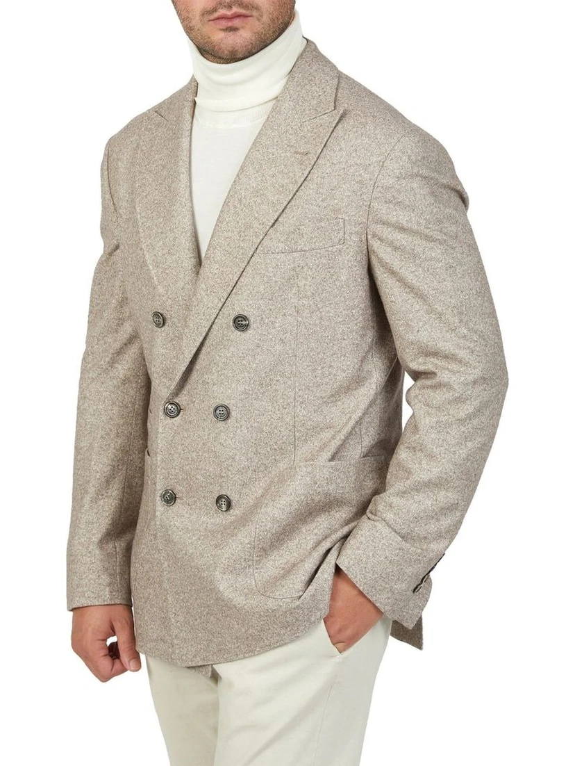 Beige Cashmere Coat