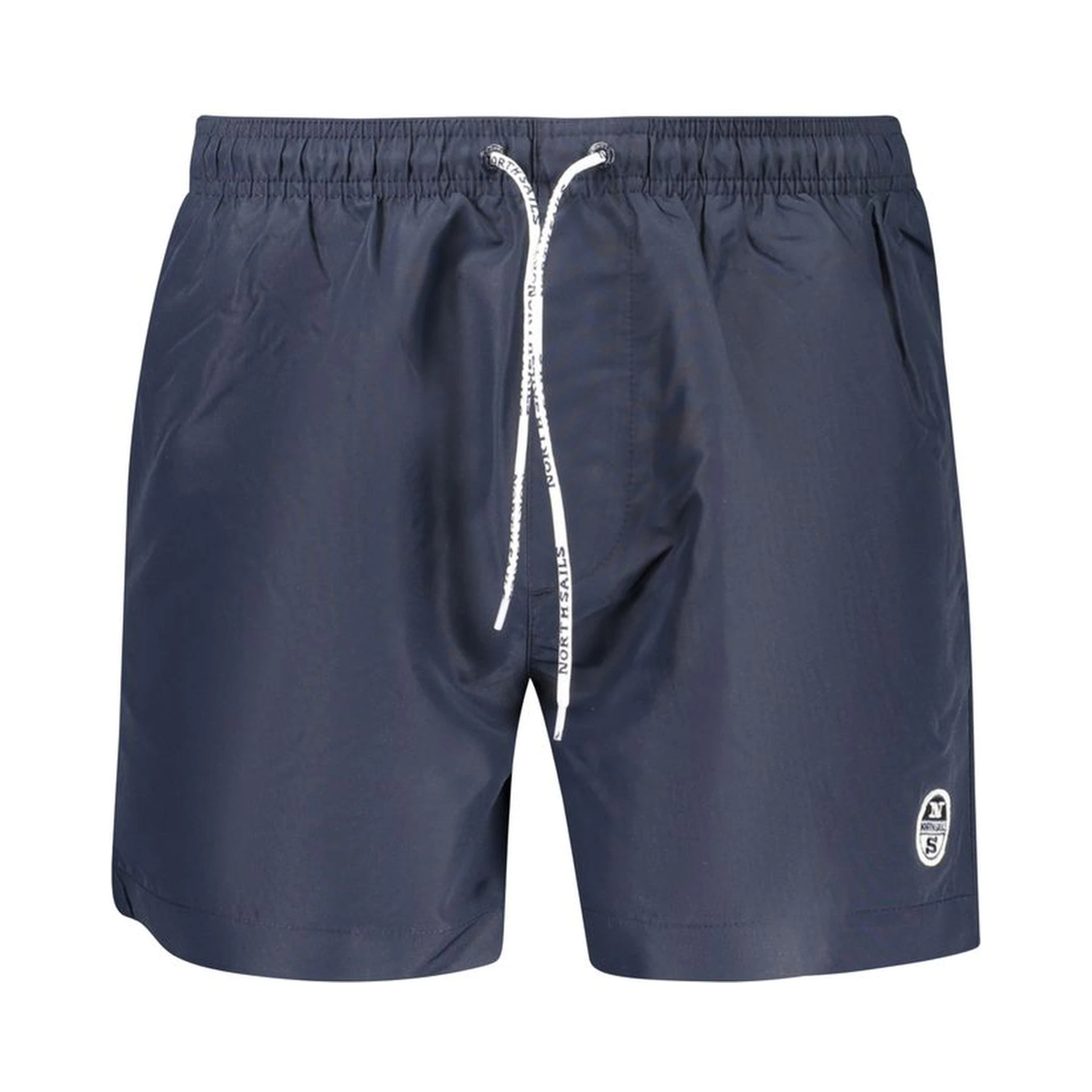 Blu Polyester Men Swim Boxer