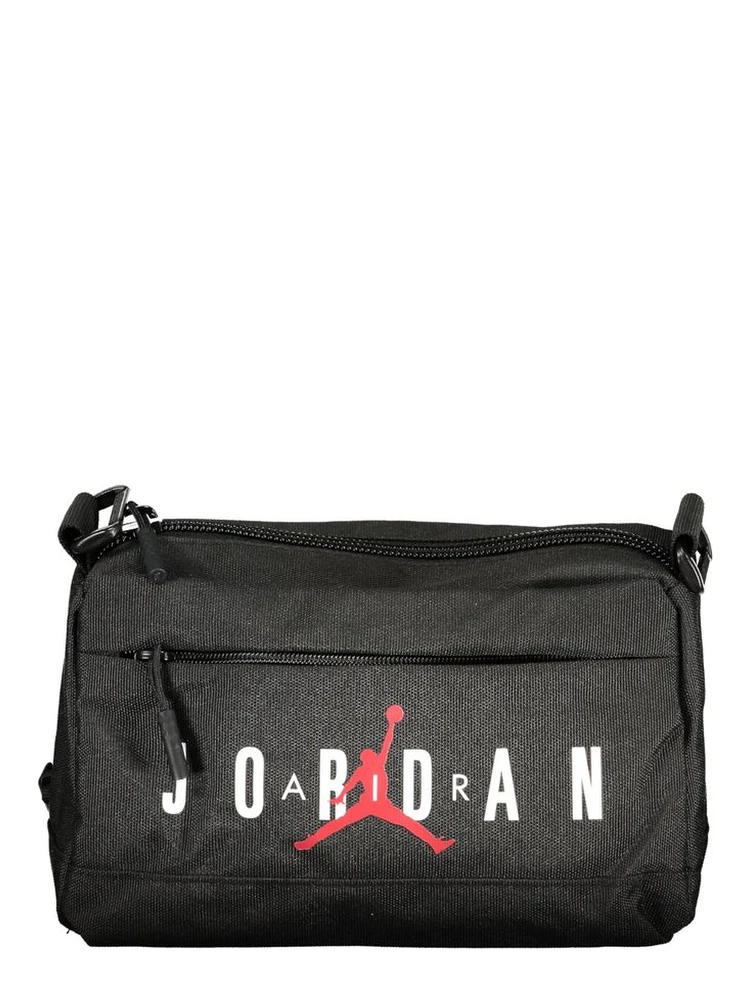 Black Polyester Men's Belt Bag