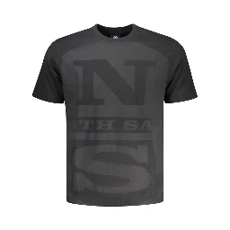 Black Cotton Men's T-Shirt
