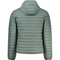 Verde Poliestere Men Jacket