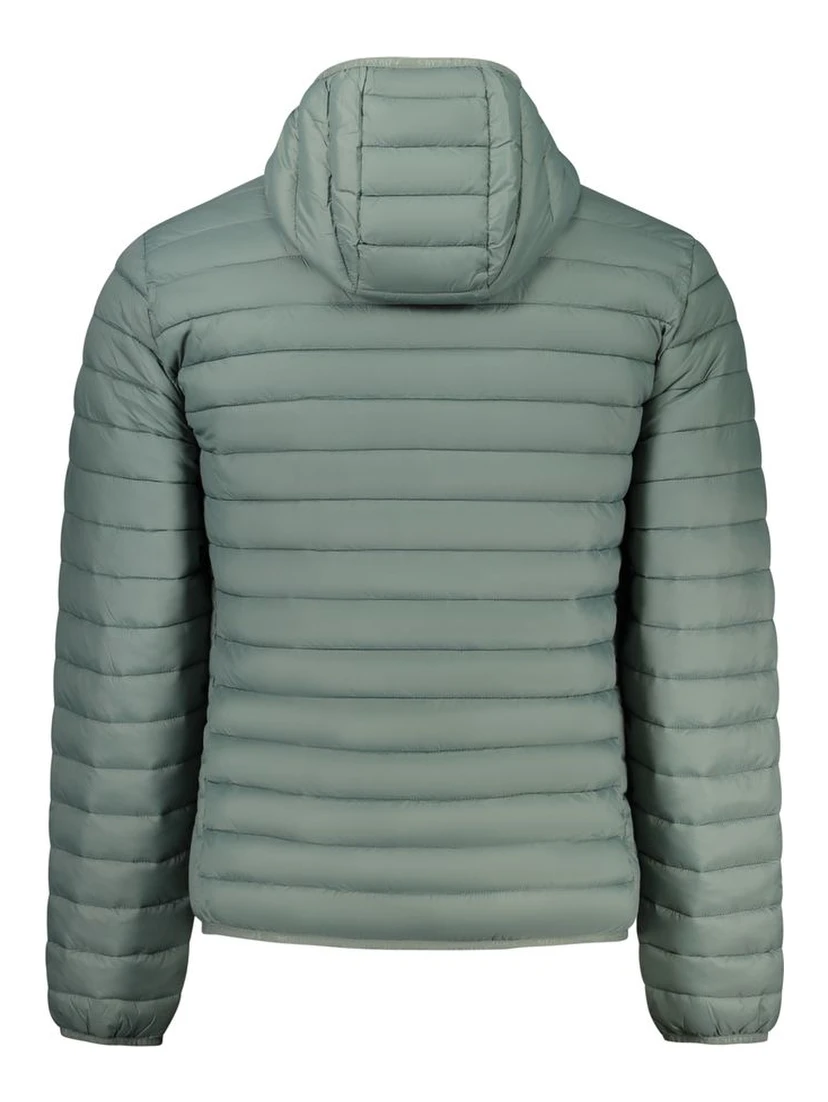 Verde Poliestere Men Jacket
