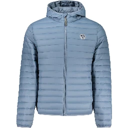 Blu Poliammide Men's Jacket