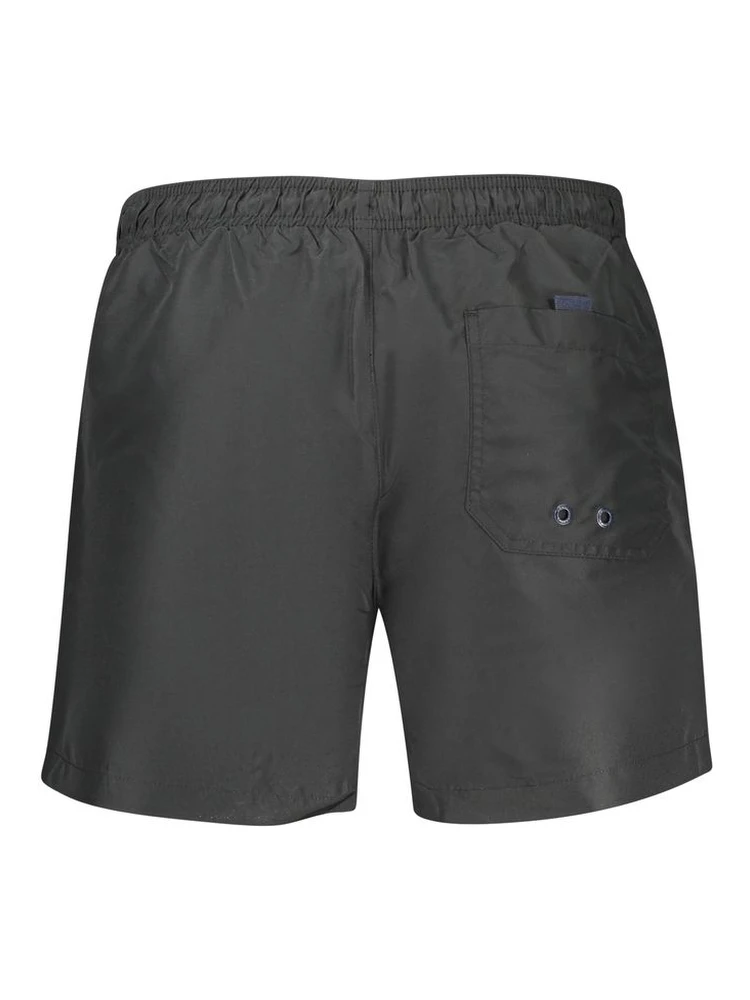 Black Polyester Men's Swim Boxer alternative