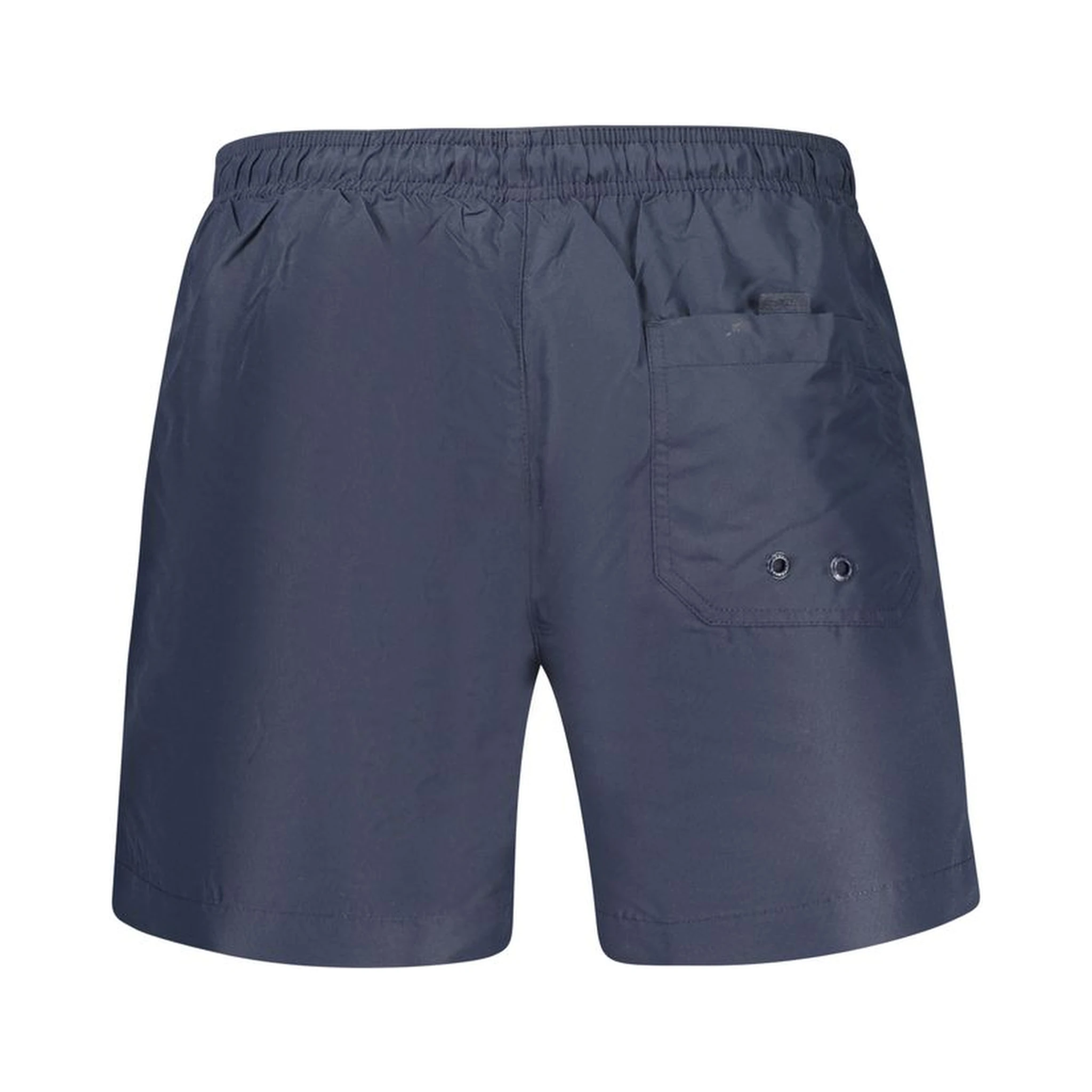 Blu Polyester Men Swim Boxer