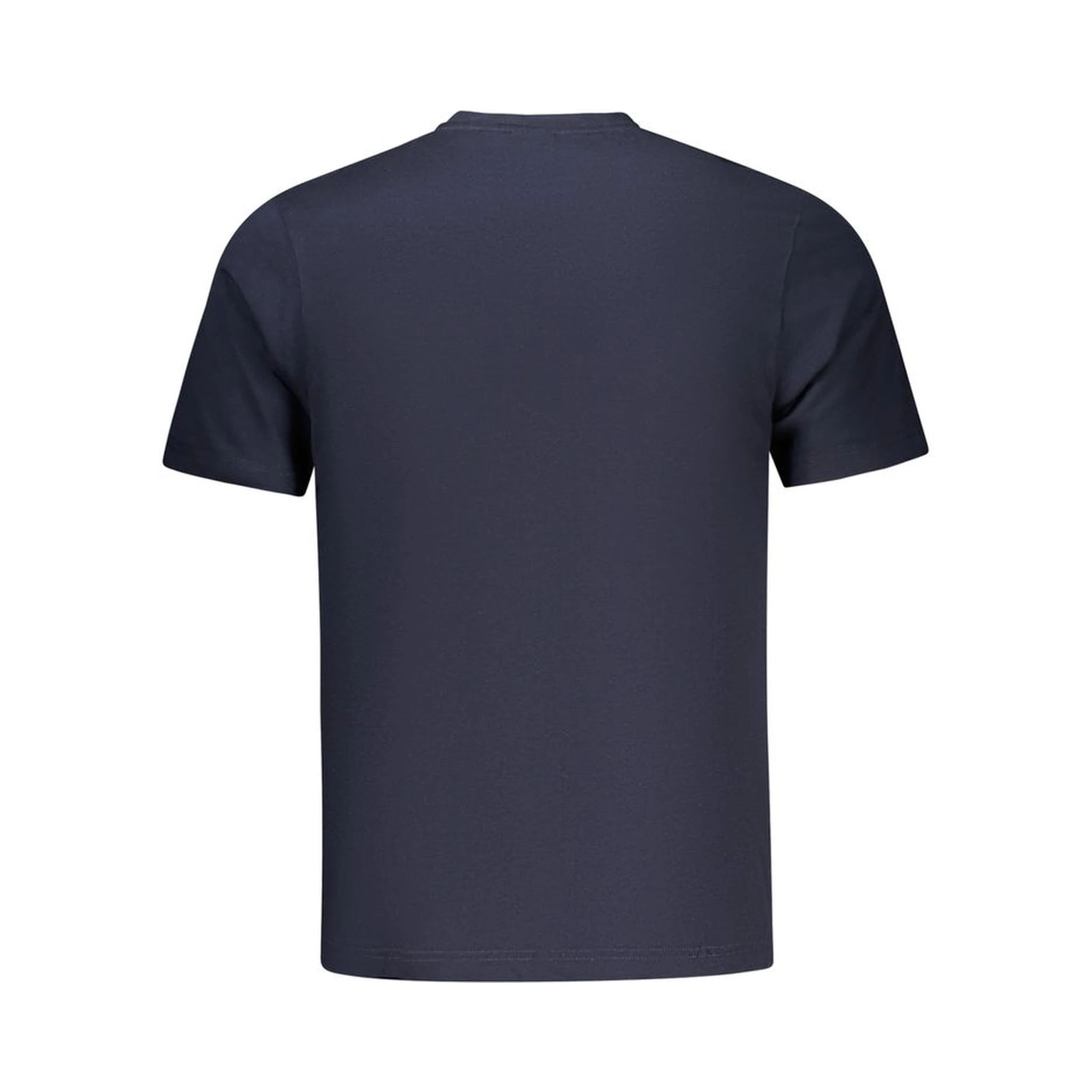 Blue Cotton Men T-Shirt