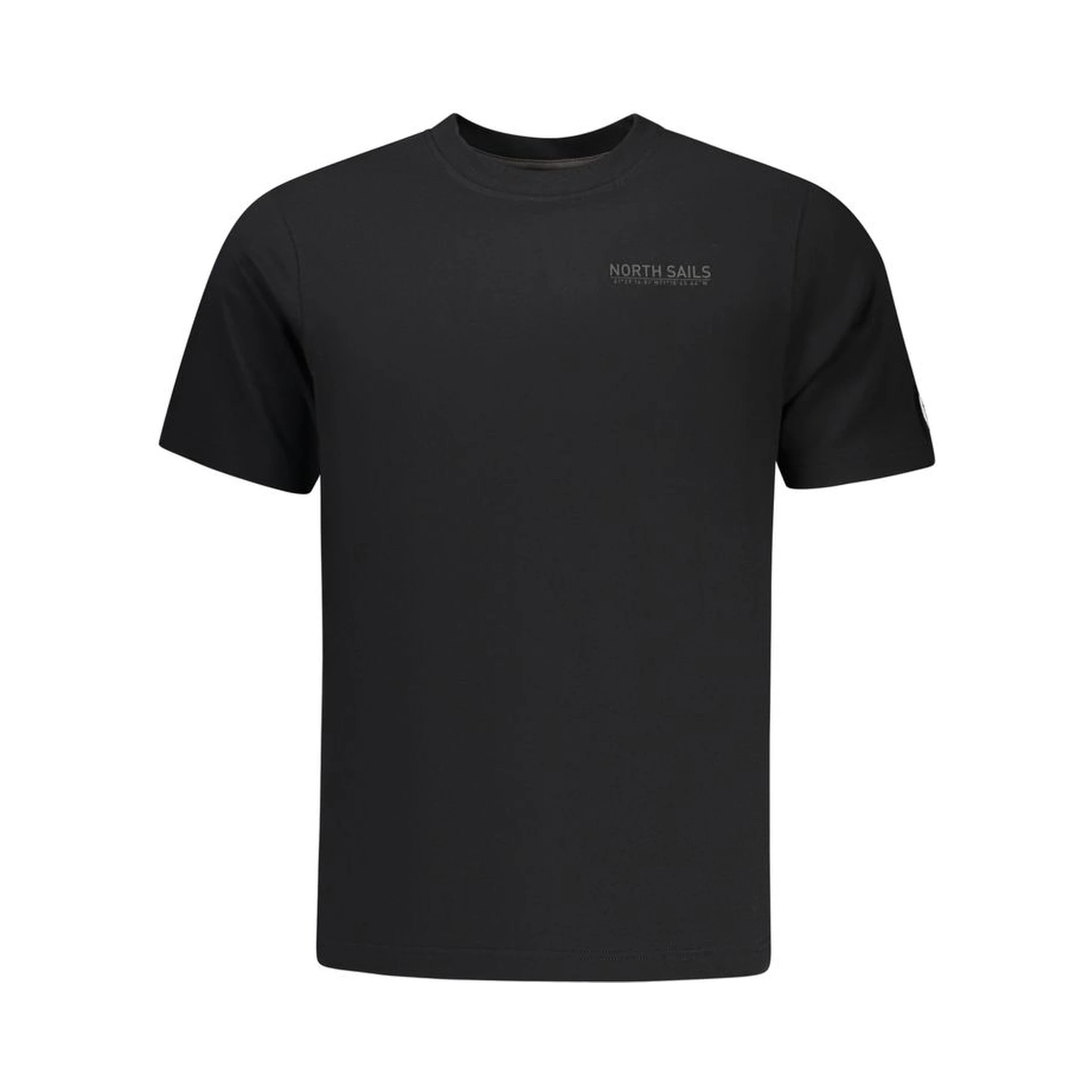Black Cotton Men T-Shirt