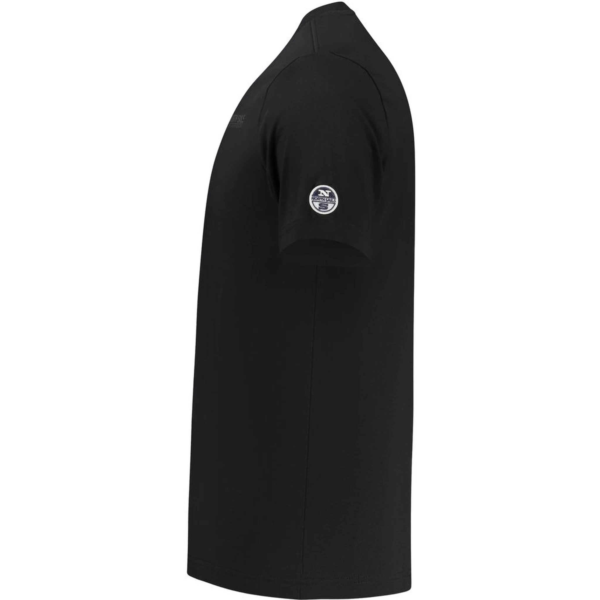 Black Cotton Men T-Shirt