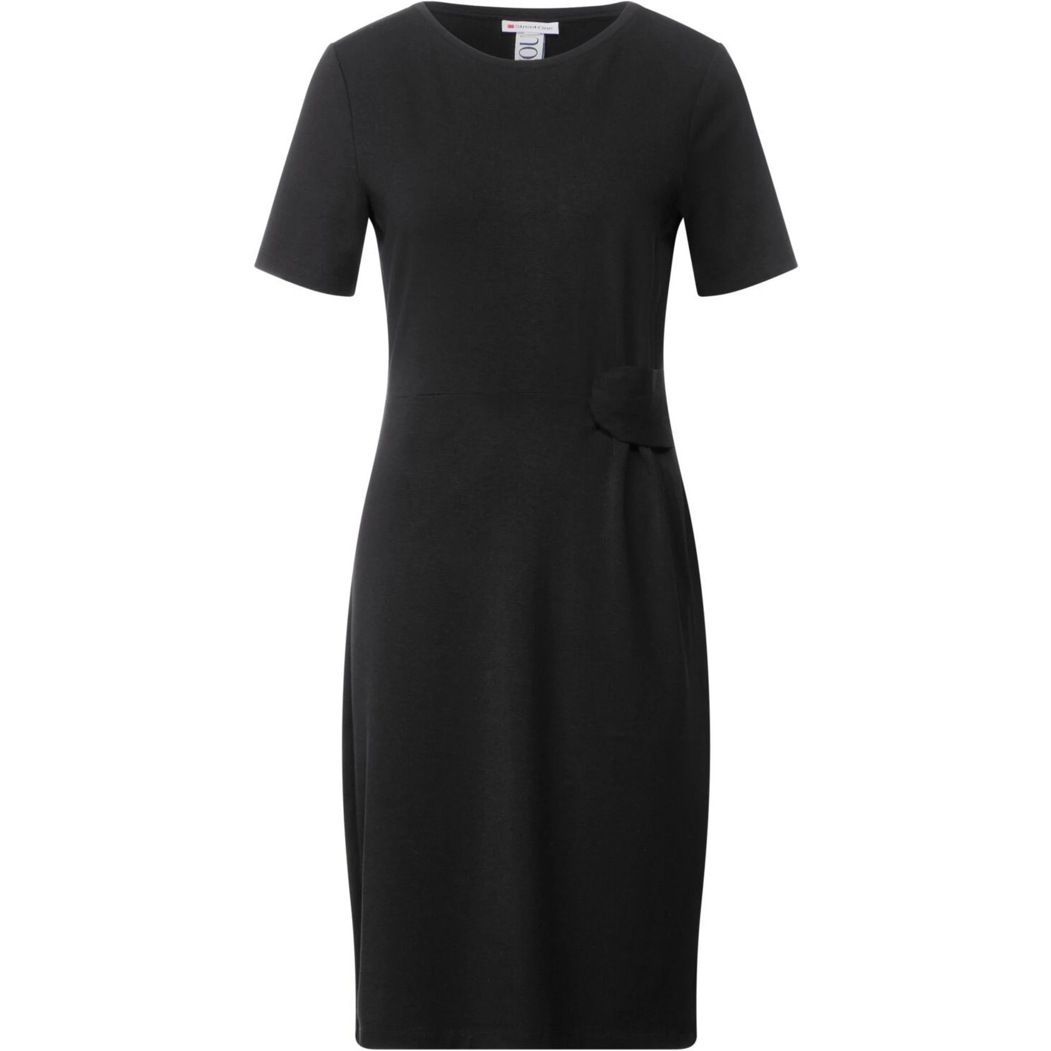 Black Viscose Casual Dress