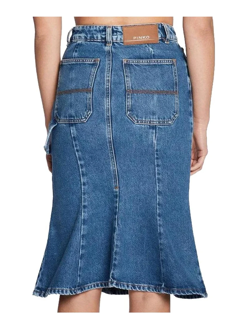Blue Denim Skirt