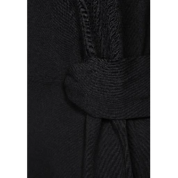 Black Viscose Casual Dress