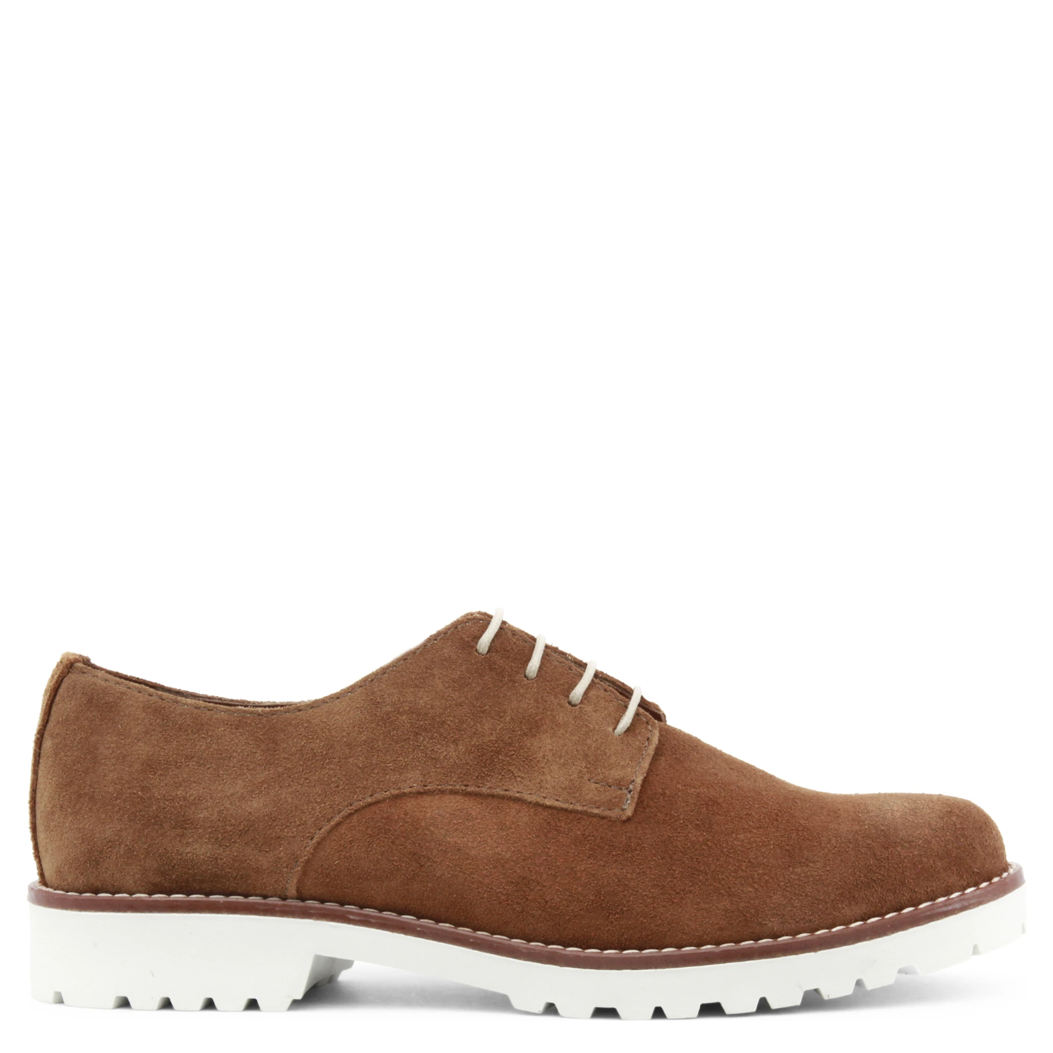 Brown Suede Leather Oxfords And Derbies