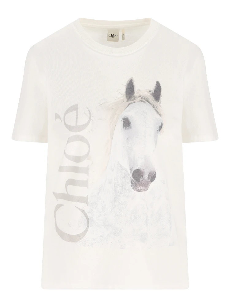 Chloè T-shirts and Polos White
