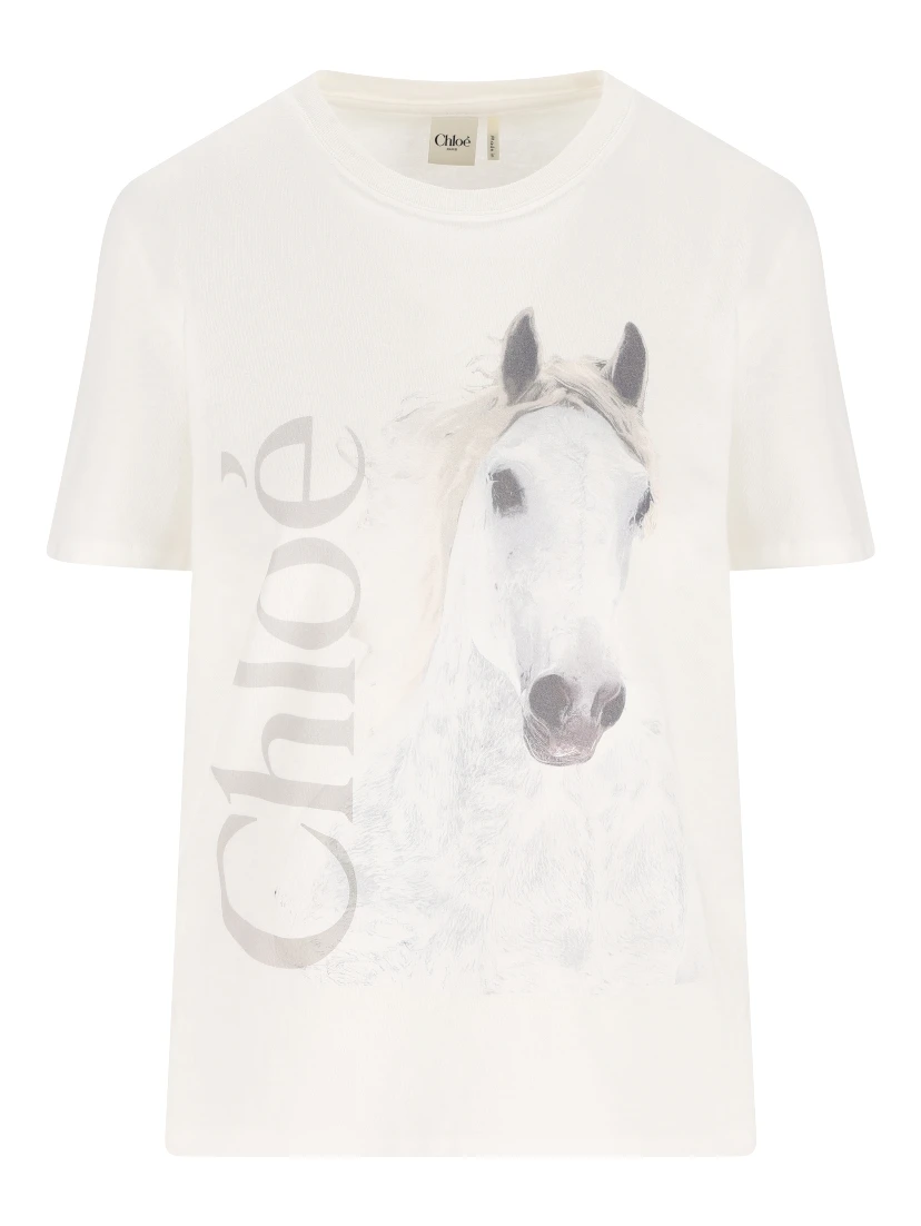 Chloè T-shirts and Polos White