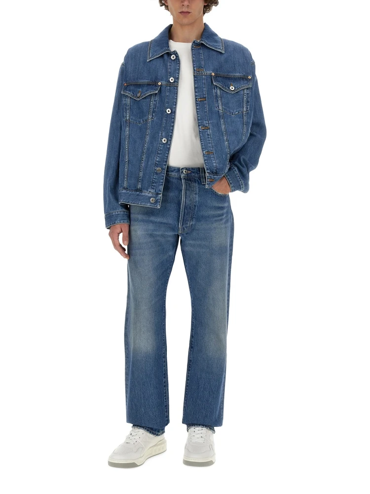JEANS WITH LOGO DETAIL alternative