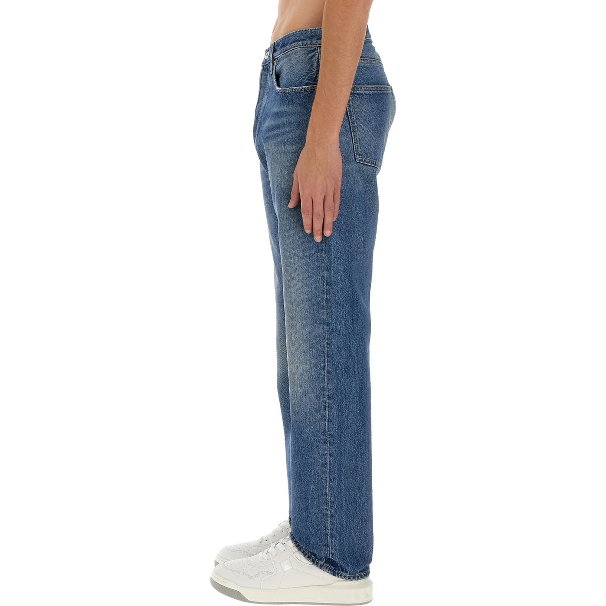JEANS WITH LOGO DETAIL