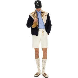 WOOL BOMBER JACKET WITH PRINT TOUTE LA V