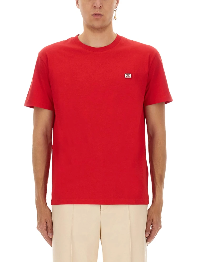 T-SHIRT WITH SIGNATURE VLOGO