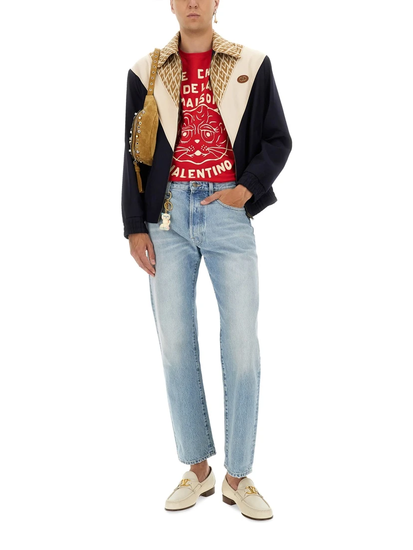 T-SHIRT WITH "CHAT DE LA MAISON" PRINT