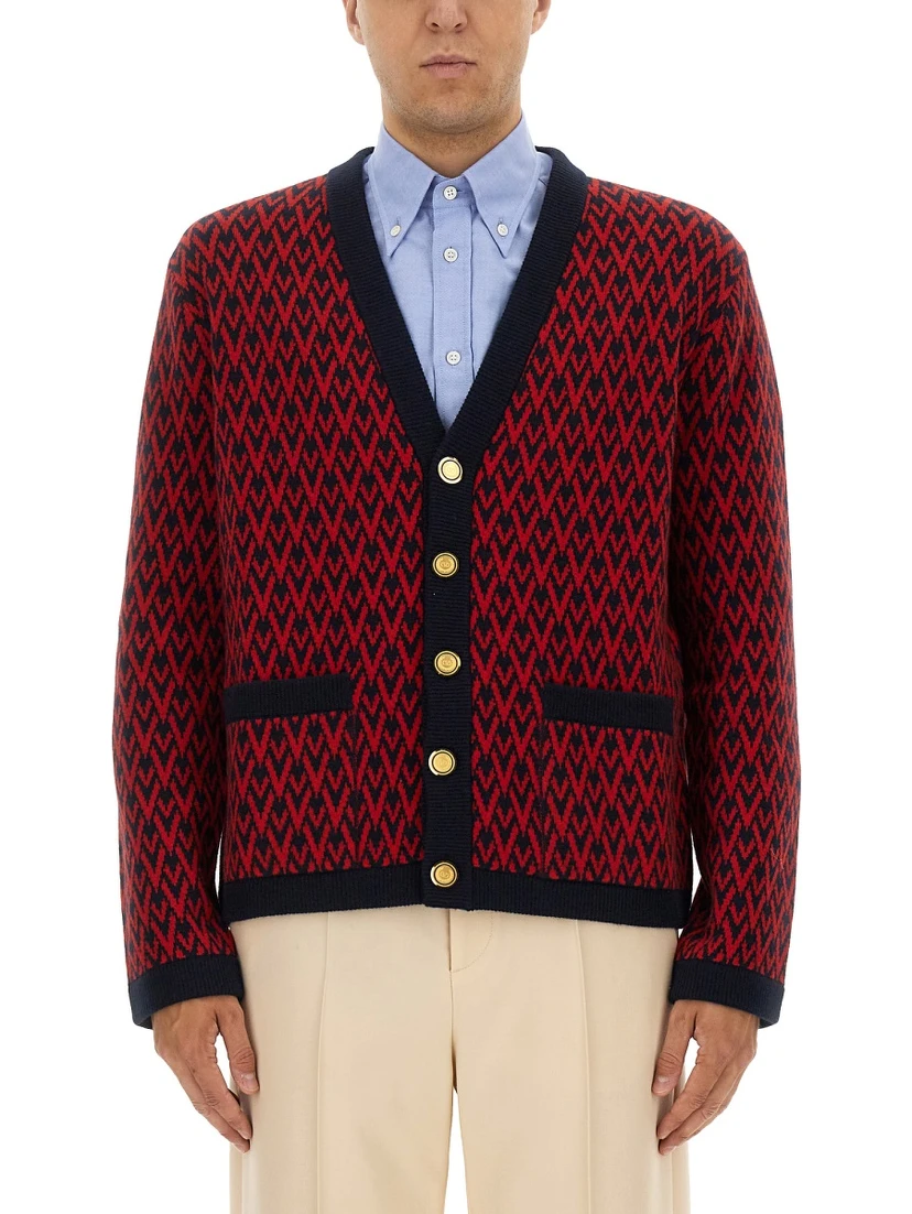 CARDIGAN WITH "TOUTE LA V" PATTERN