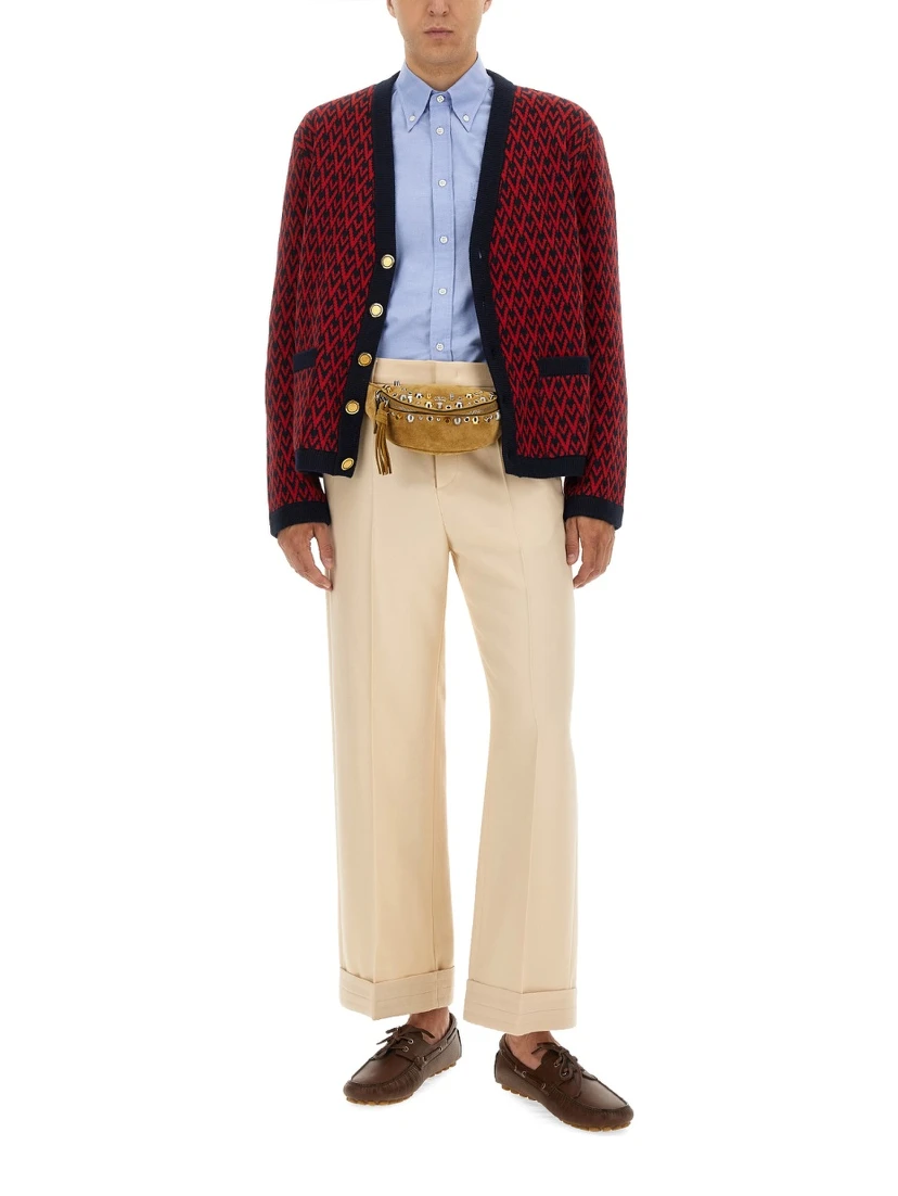 CARDIGAN WITH "TOUTE LA V" PATTERN