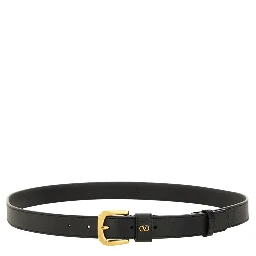 GLOSSY CALFSKIN "VLOGO SIGNATURE" BELT