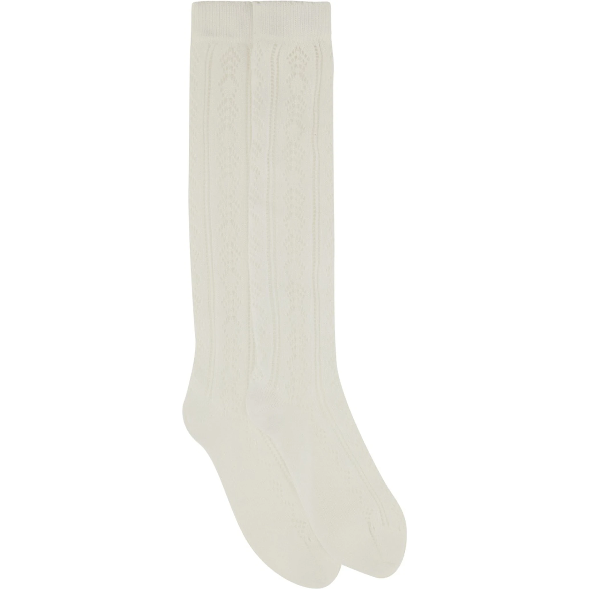 PERFORATED COTTON SOCKS WITH VLOGO