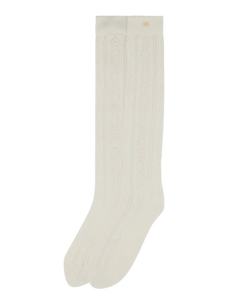 PERFORATED COTTON SOCKS WITH VLOGO alternative