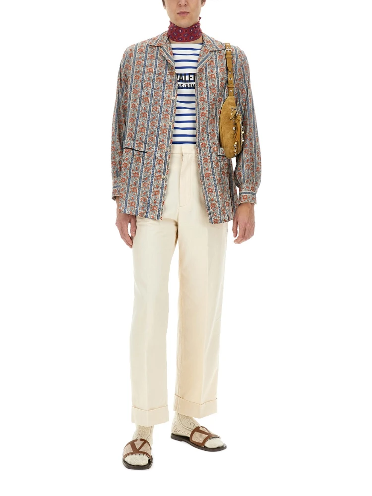 PAJAMA SHIRT WITH "VOYAGE IMAGINAIRE" PRINT alternative