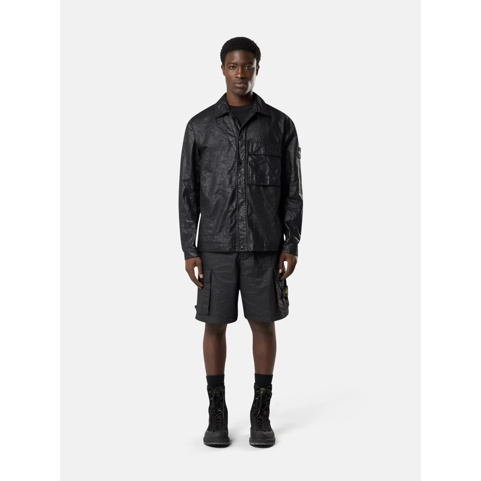 Stone Island Jackets Black
